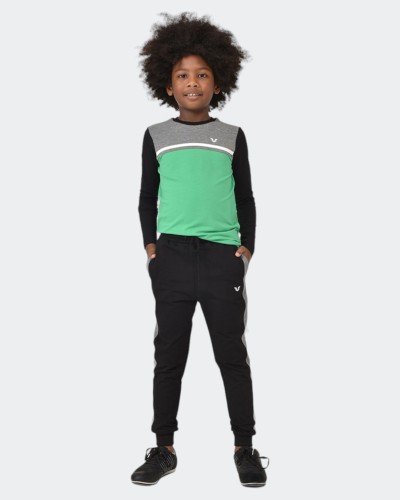 Pull Bilcee Enfant Gris/vert