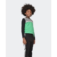 Pull Bilcee Enfant Gris/vert Pull Bilcee Enfant Gris/vert