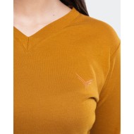 Basic  Fit Shirt Kari V Neck