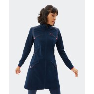 Veste Longue Bilcee Femme Bleu