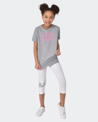 PULL  BILCEE FILLETTE GRIS/ROS