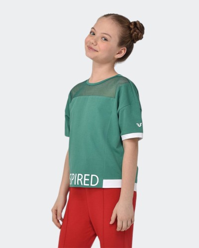 PULL  BILCEE FILLETTE  VERT PULL  BILCEE FILLETTE  VERT