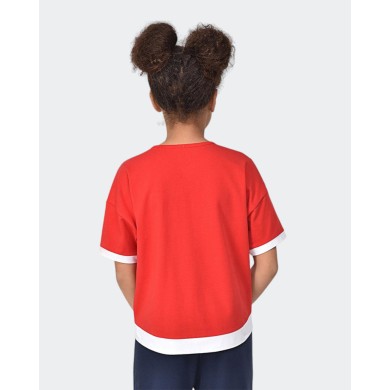 PULL  BILCEE FILLETTE  ROUGE