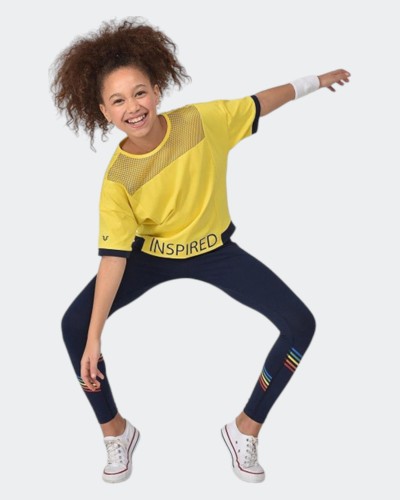 PULL  BILCEE FILLETTE  JAUNE