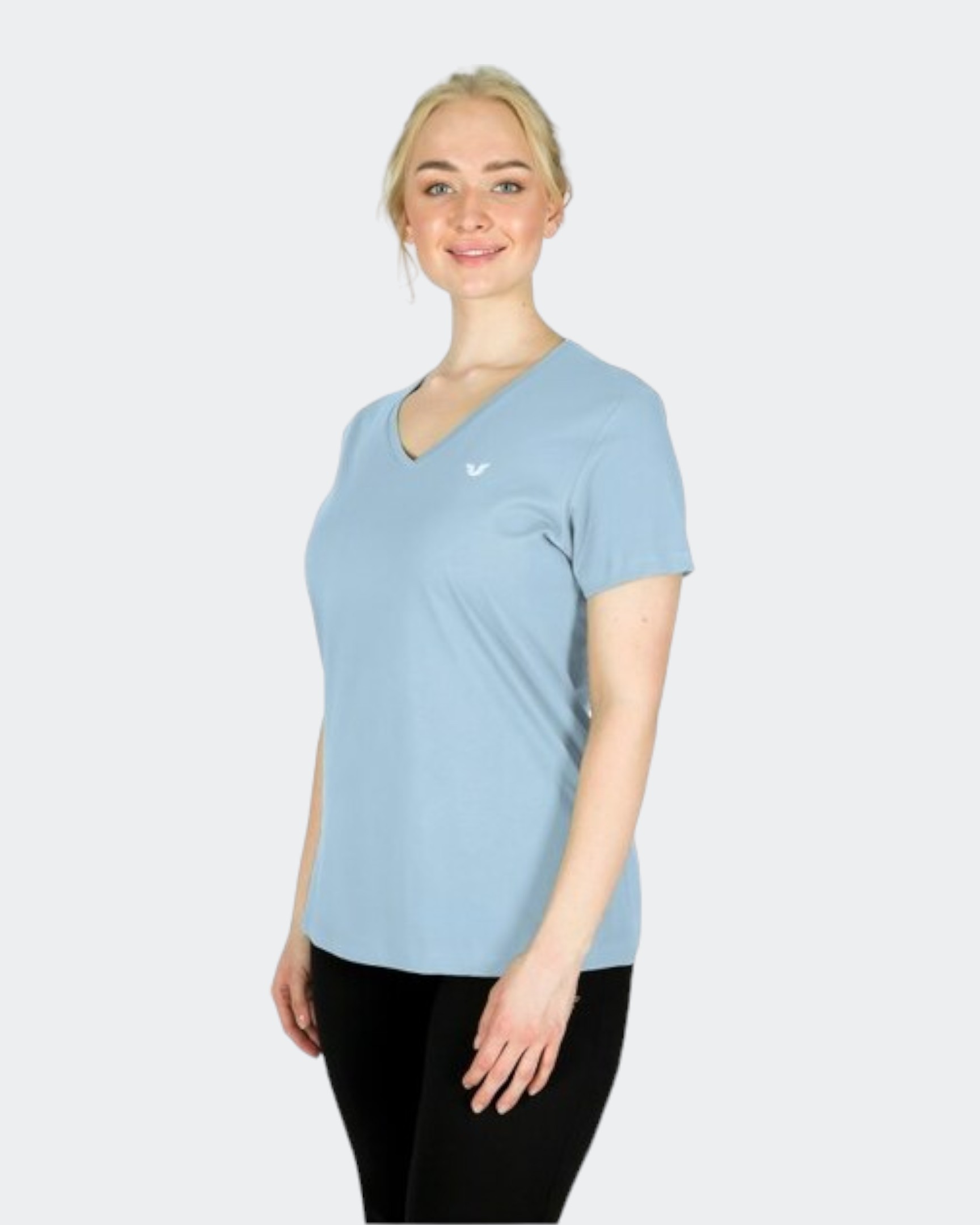 Pull Bilcee Femme Col V Coton