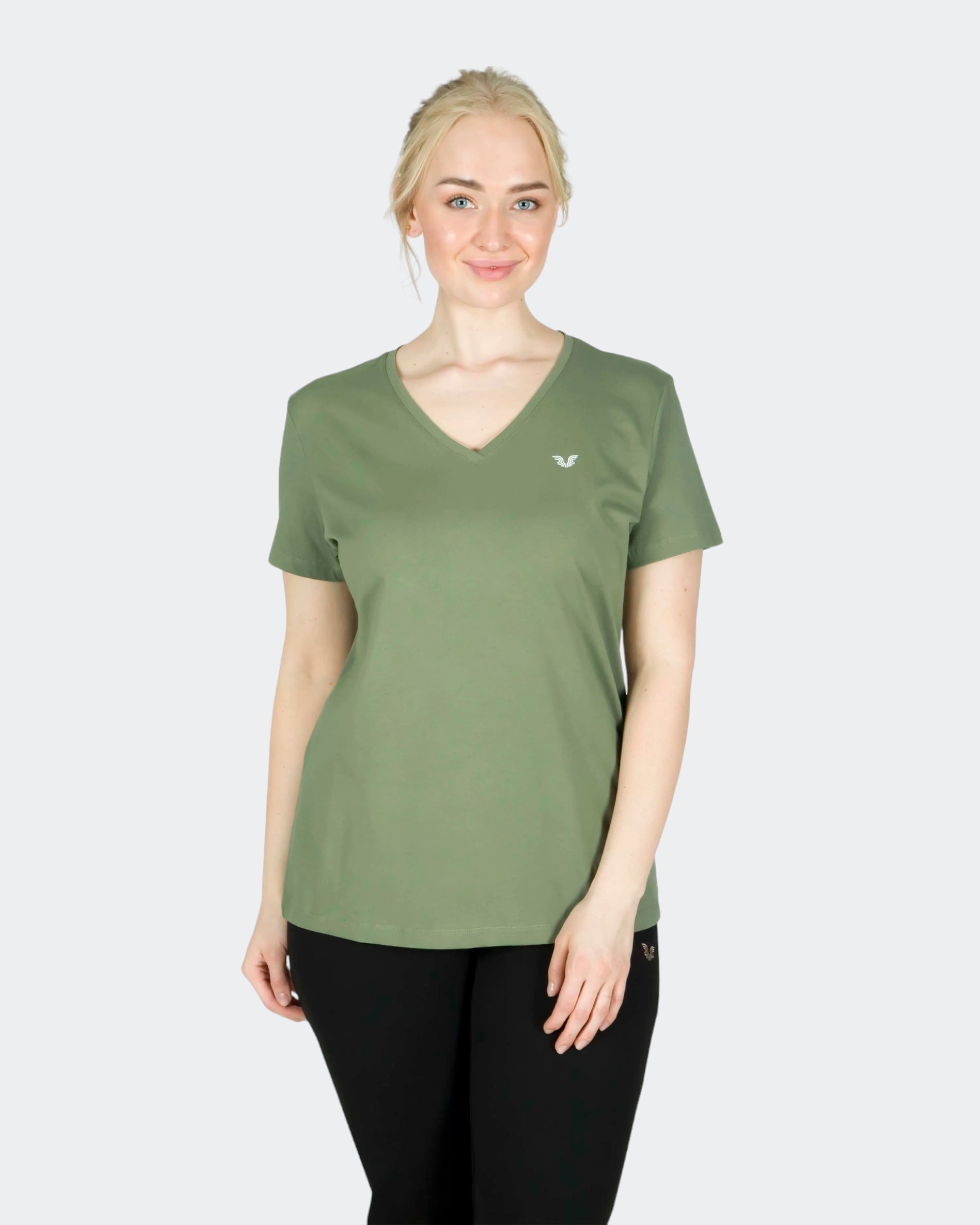 Pull Bilcee Femme Col V Coton