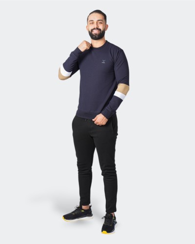 Men's Colorful Sleeve Sweater