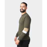 Men's Colorful Sleeve Sweater