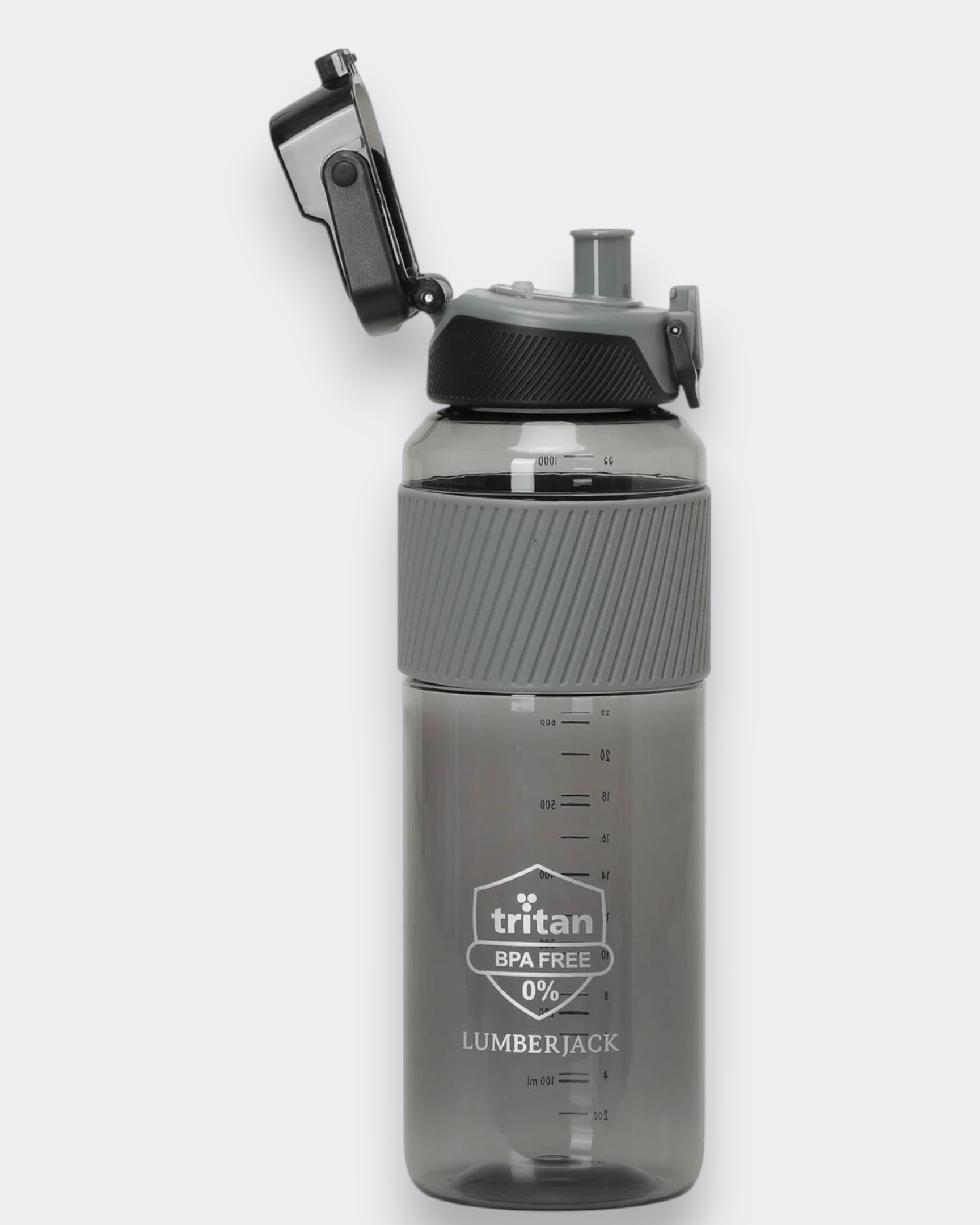 Water Bottle Lumberjack Rubber