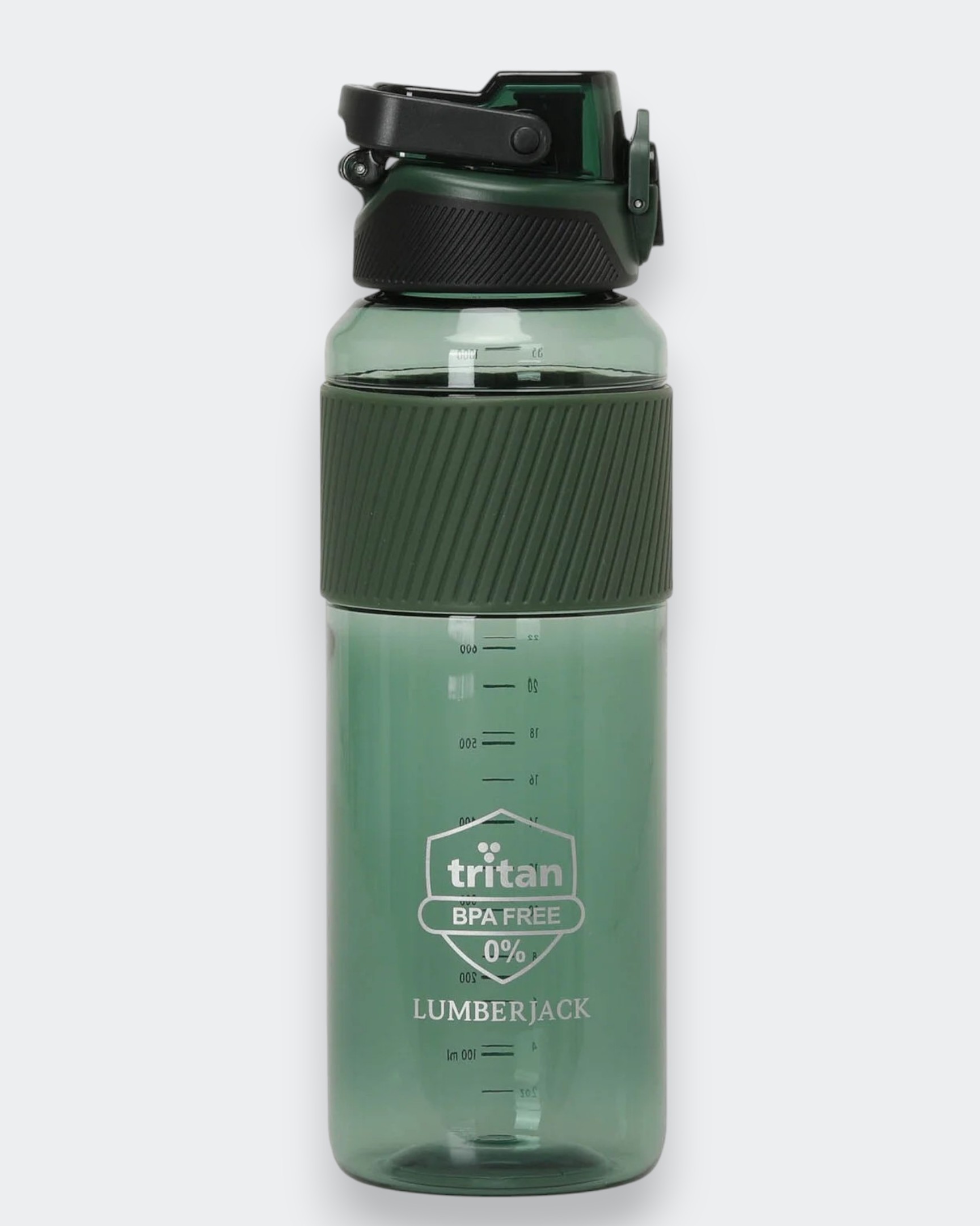 Water Bottle Lumberjack Rubber
