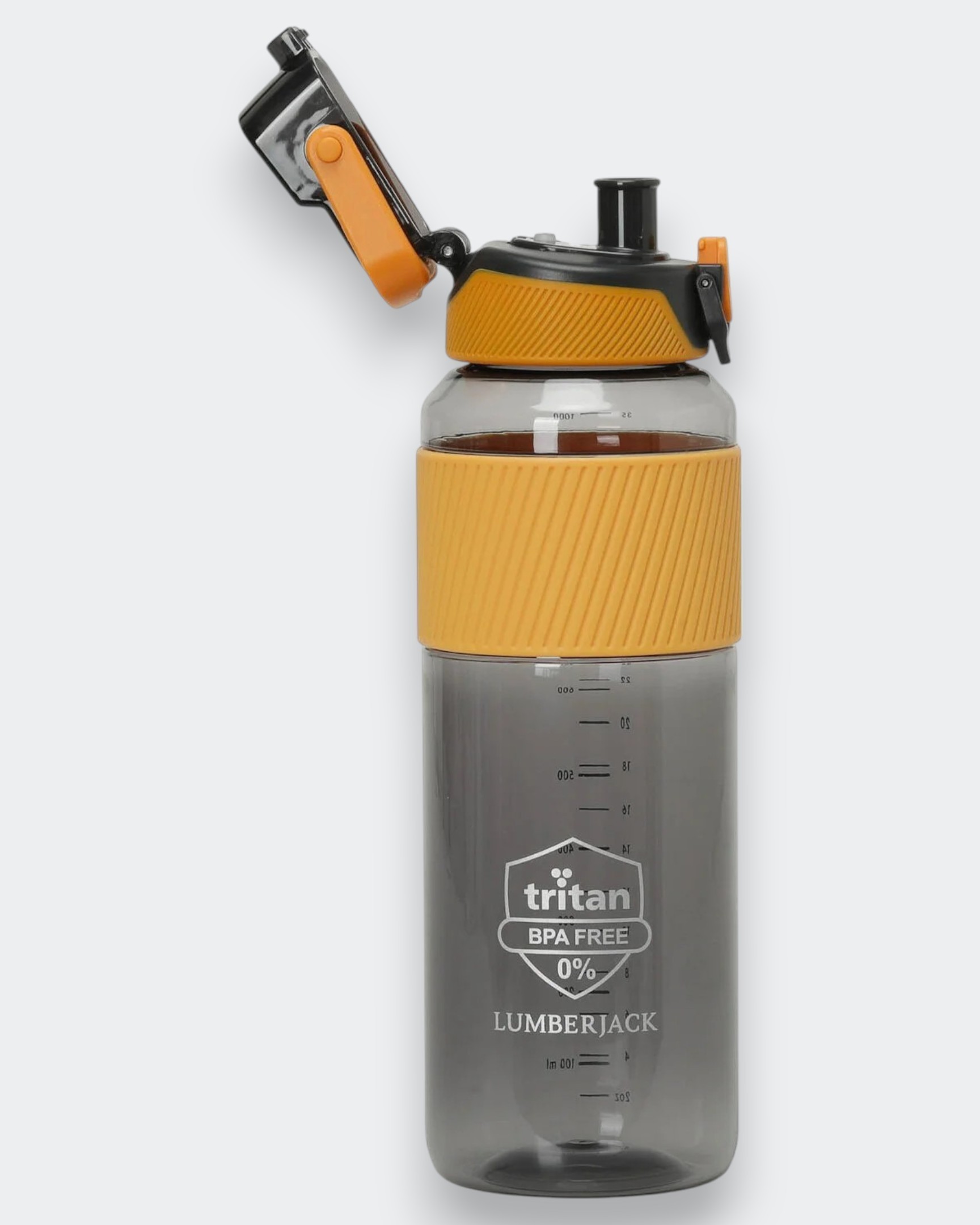 Water Bottle Lumberjack Rubber