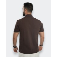 Chic Half-zip With Shirt Colla R