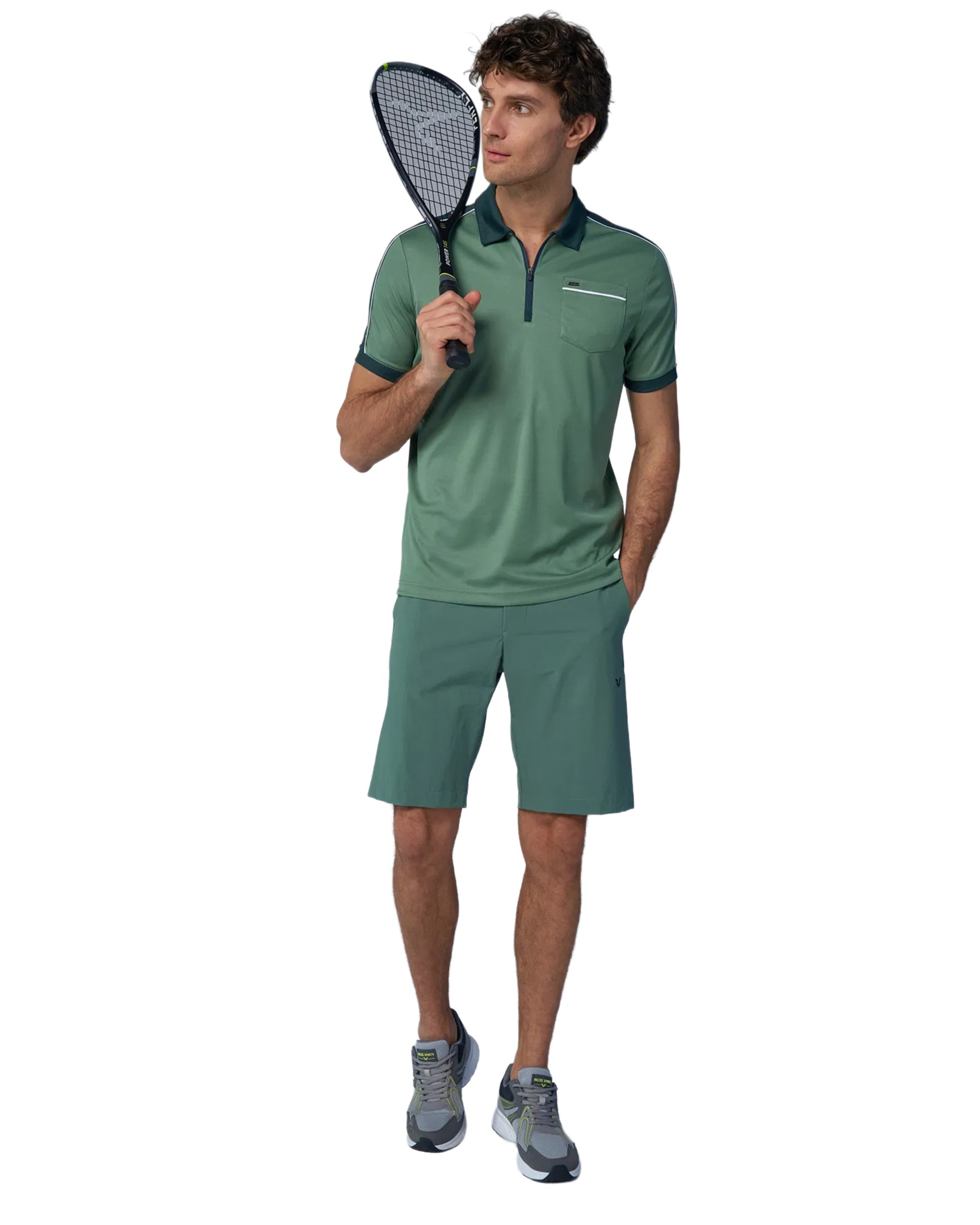 Pull Bilcee Col Polo Homme