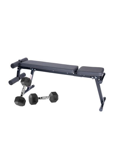 Banc Abdo+ Haltere 10kg
