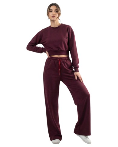 Crop Top And Wide-leg Pants  Set  Kari