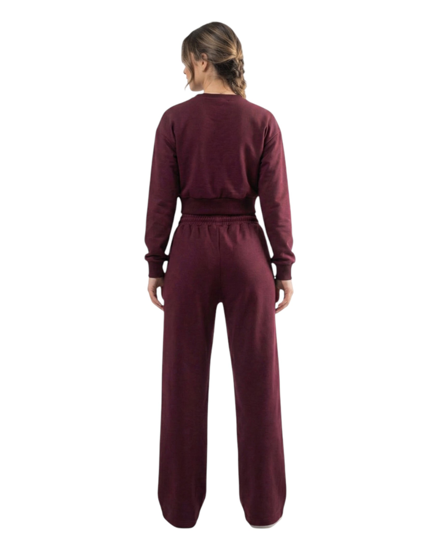 Crop Top And Wide-leg Pants  Set  Kari