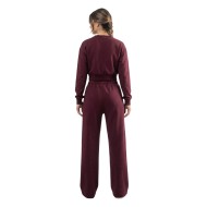 Crop Top And Wide-leg Pants  Set  Kari