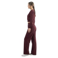 Crop Top And Wide-leg Pants  Set  Kari