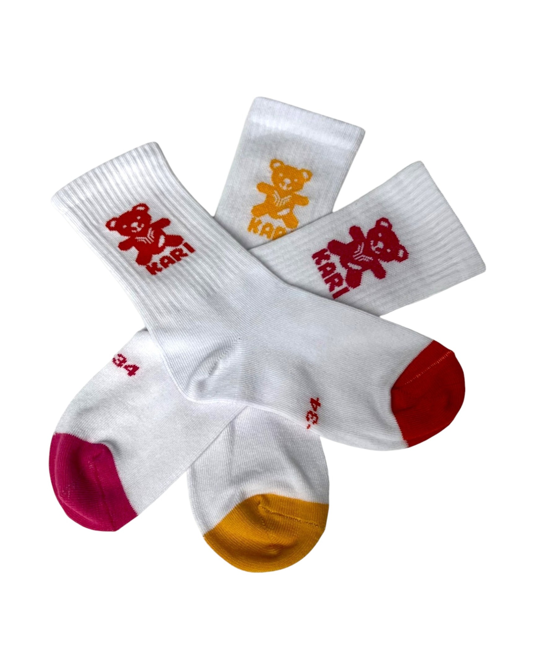 Chaussette Fille Kari Tennis  Lot De 3 Paires