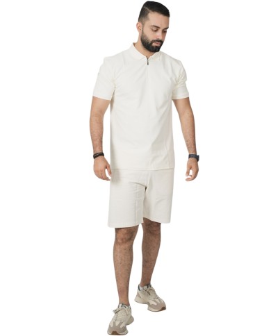 Chic Half-zip With Shirt Colla R