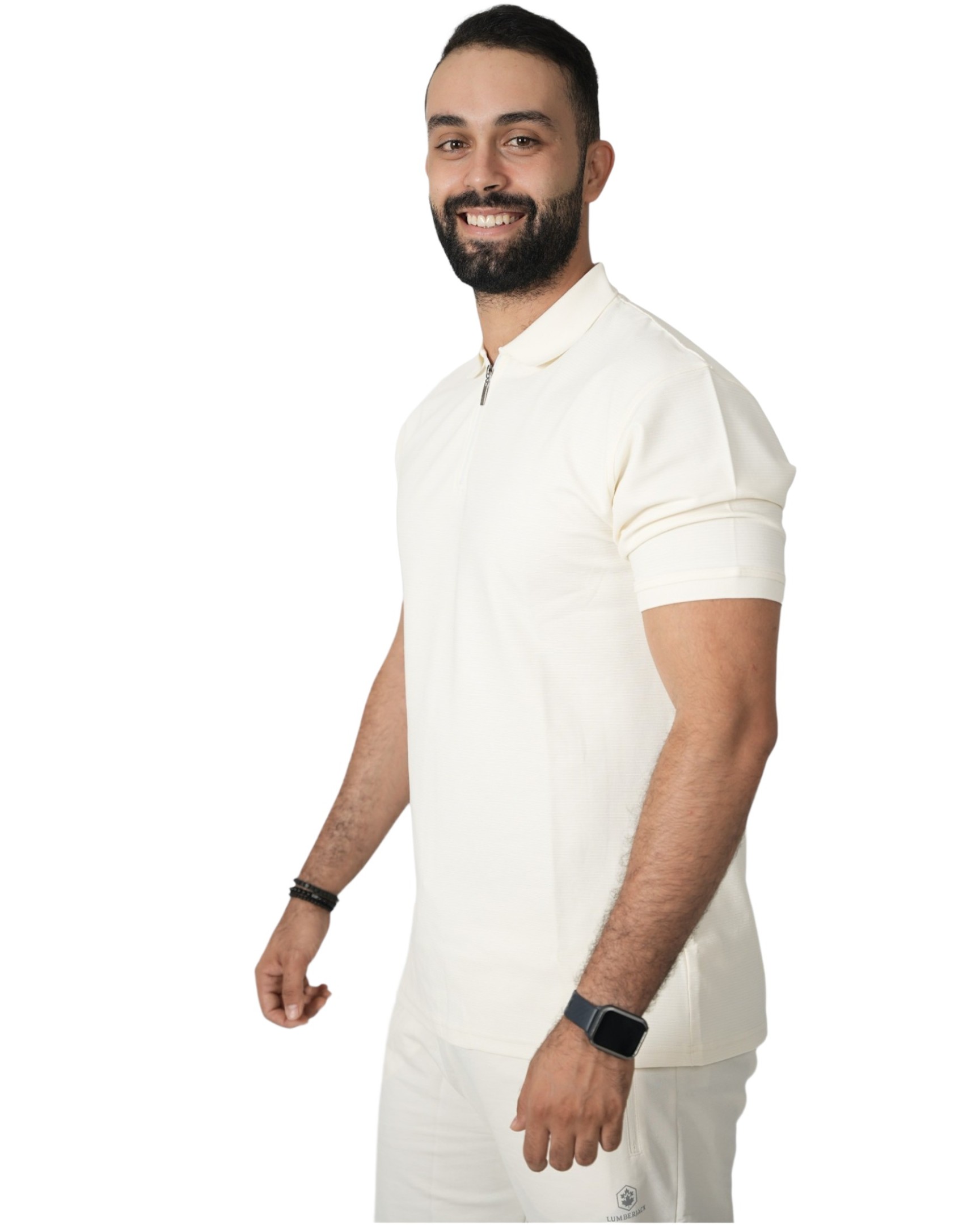 Chic Half-zip With Shirt Colla R