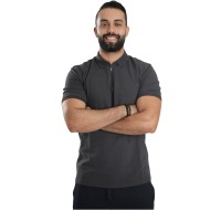 Chic Half-zip With Shirt Colla R