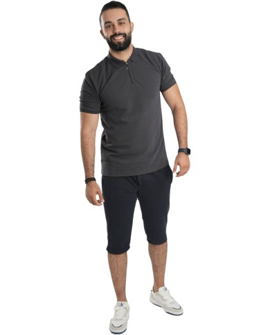 Chic Half-zip With Shirt Colla R