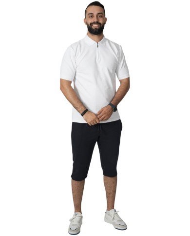 Chic Half-zip With Shirt Colla R