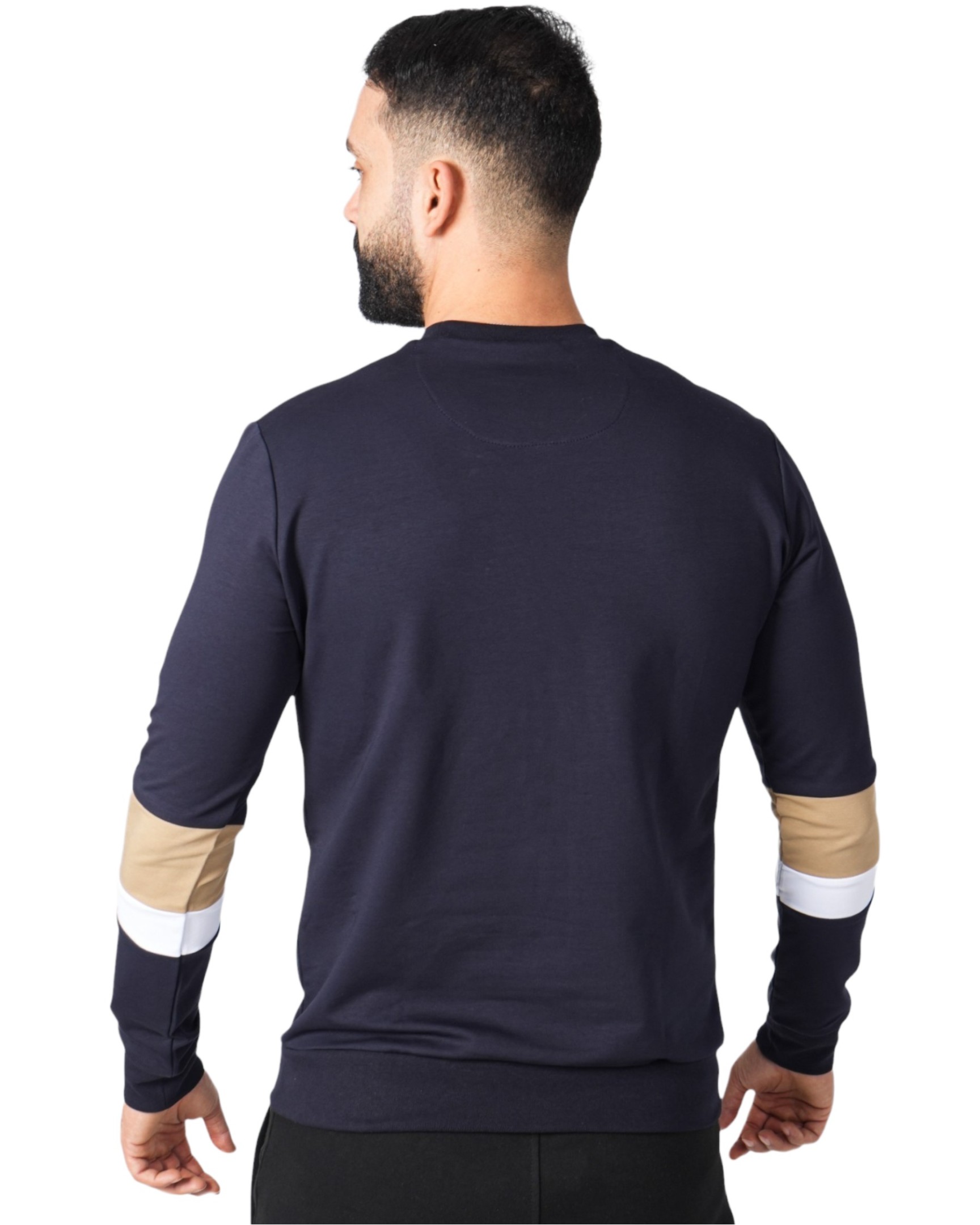 Men's Colorful Sleeve Sweater