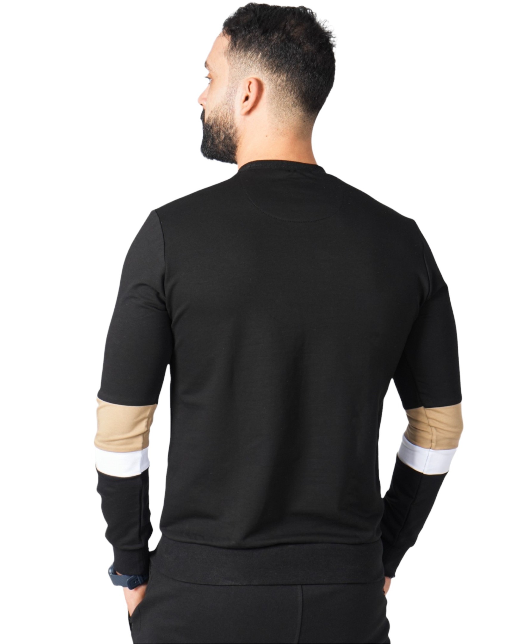 Men's Colorful Sleeve Sweater