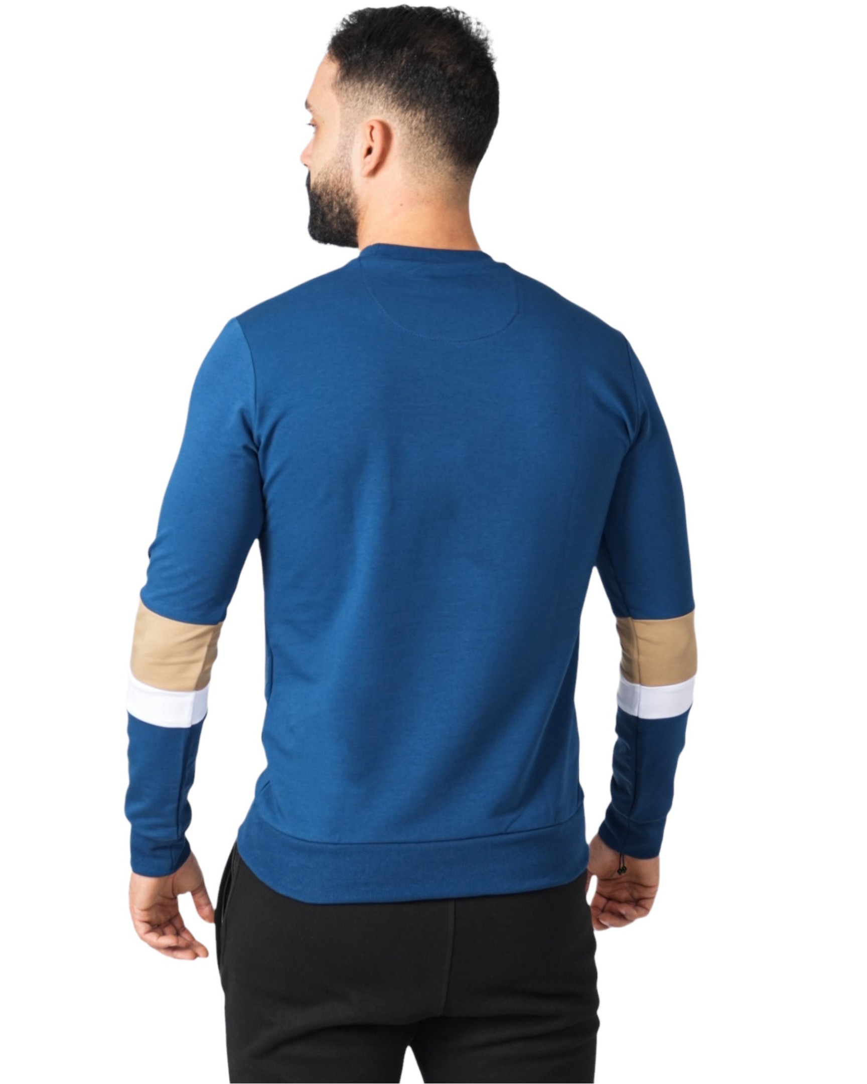 Men's Colorful Sleeve Sweater