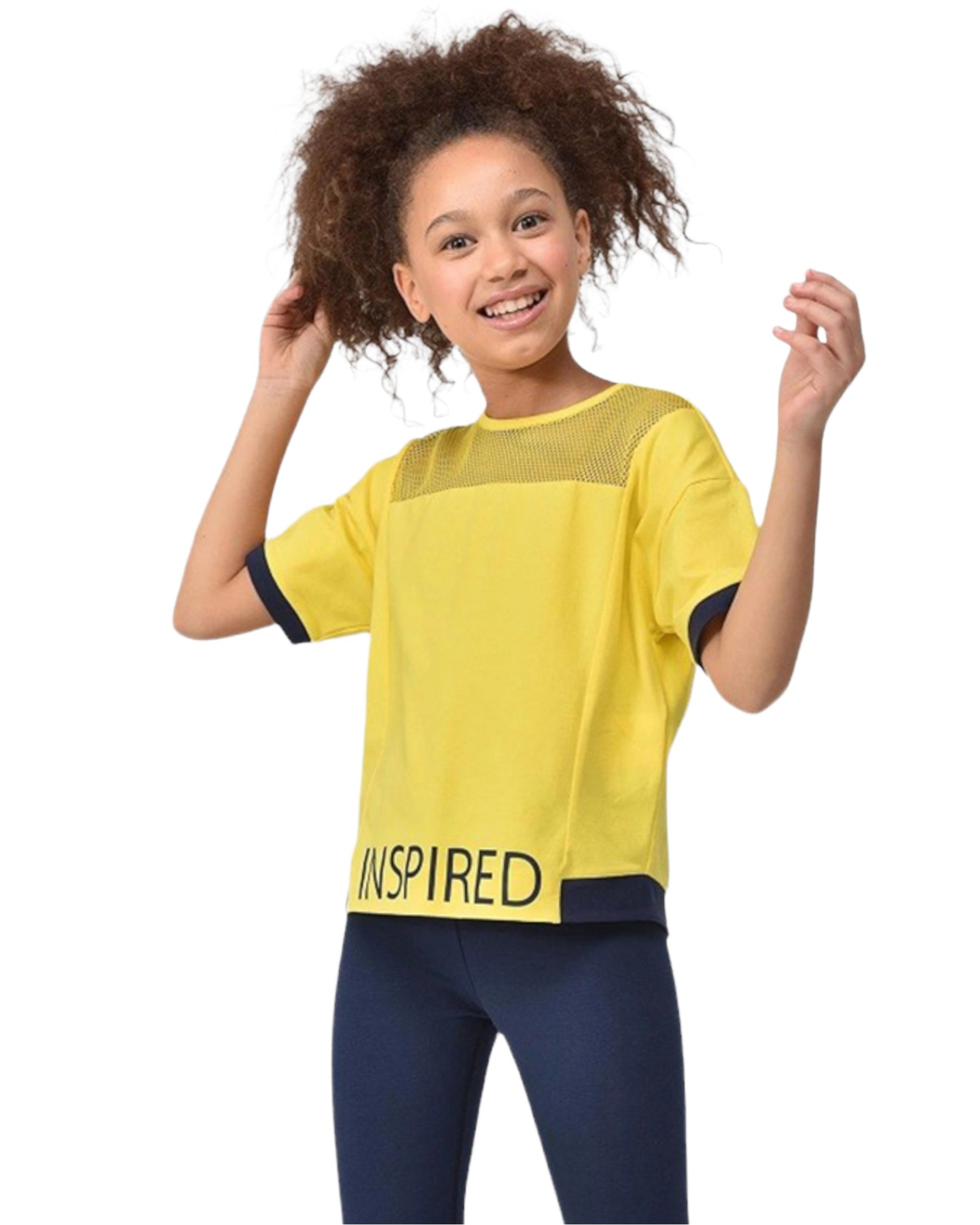 PULL  BILCEE FILLETTE  JAUNE