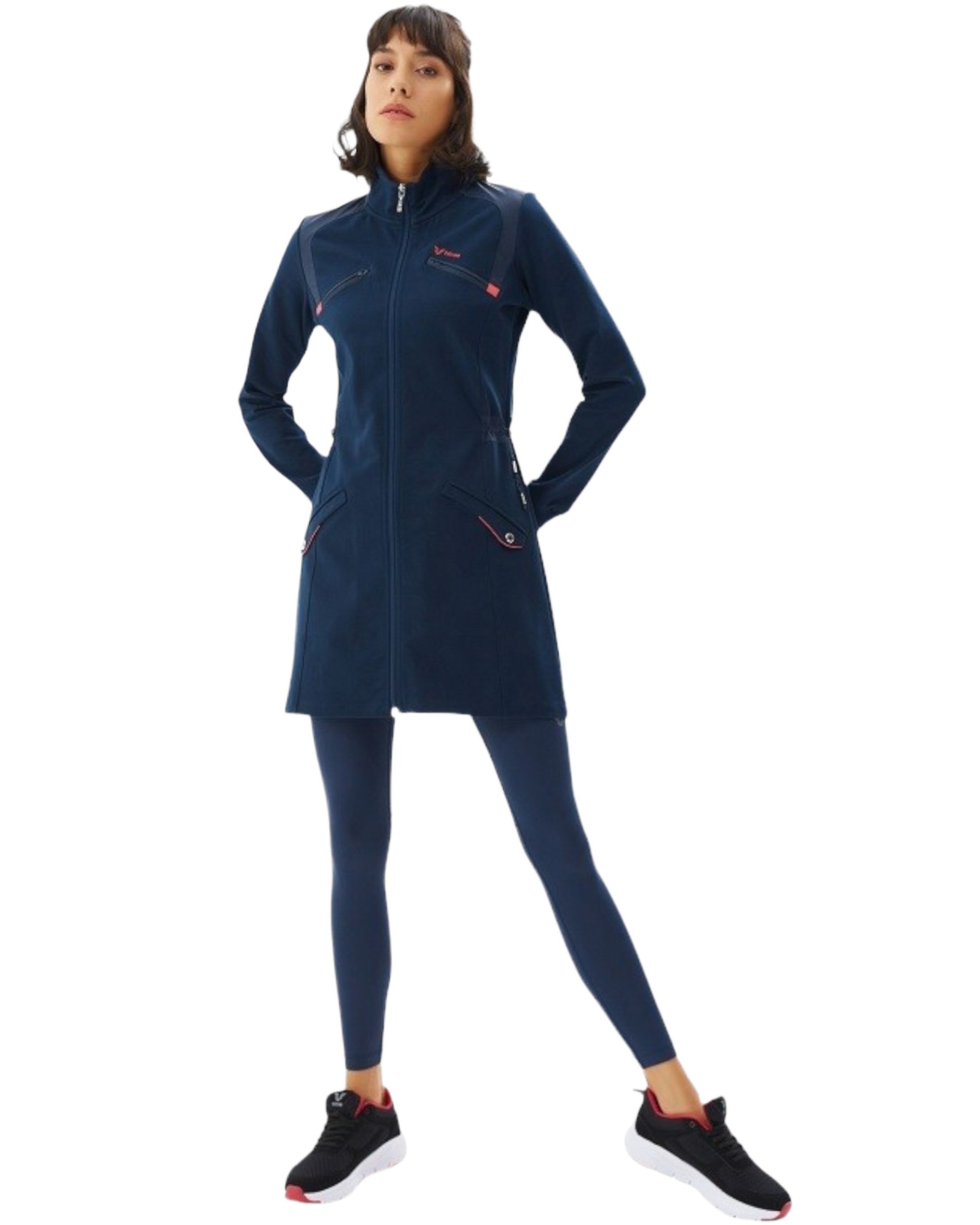 Veste Longue Bilcee Femme Bleu