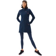 Veste Longue Bilcee Femme Bleu