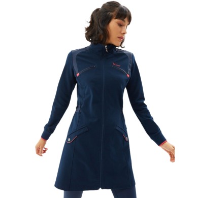 Veste Longue Bilcee Femme Bleu