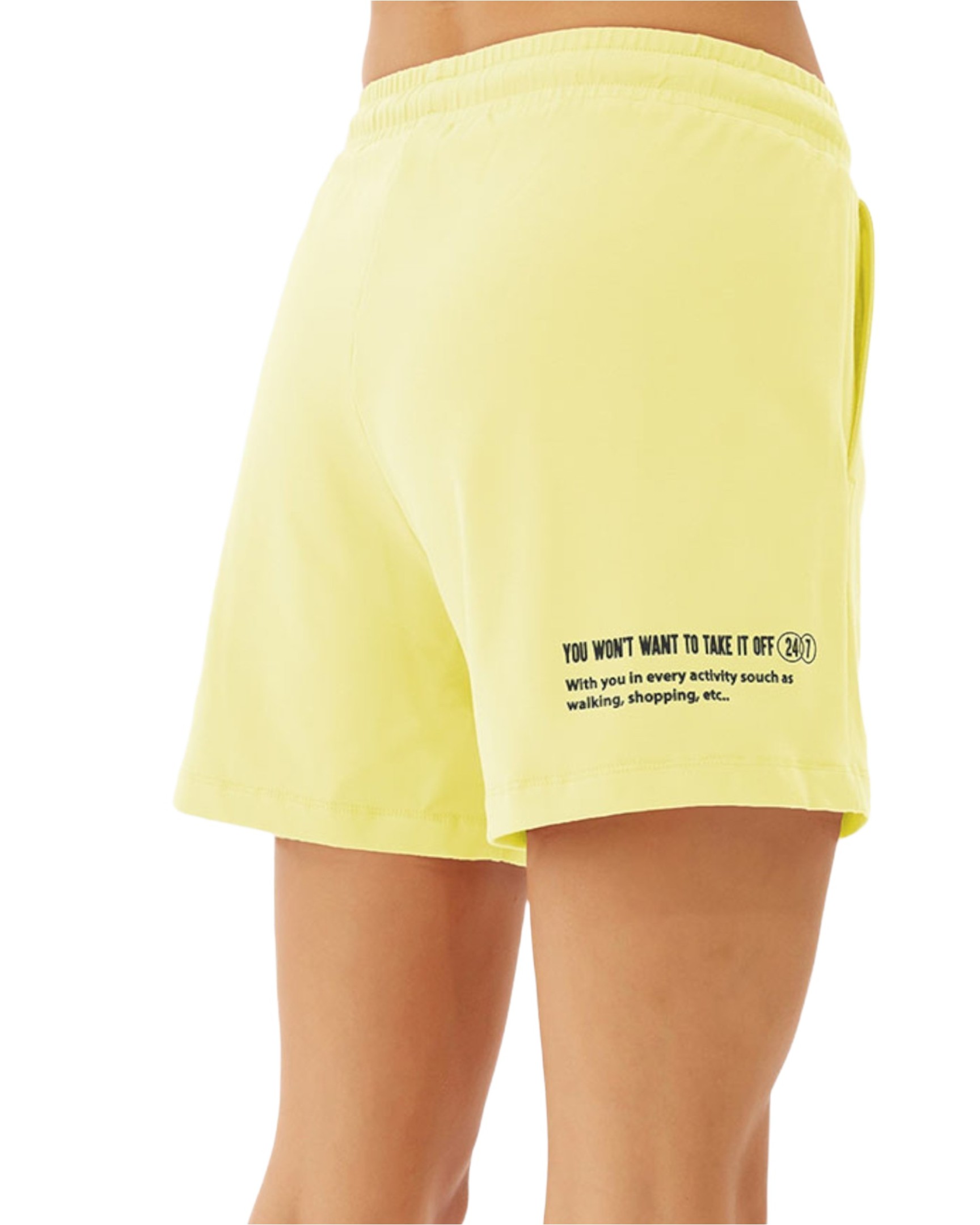 SHORT BILCEE FEMME JAUNE CLAIR