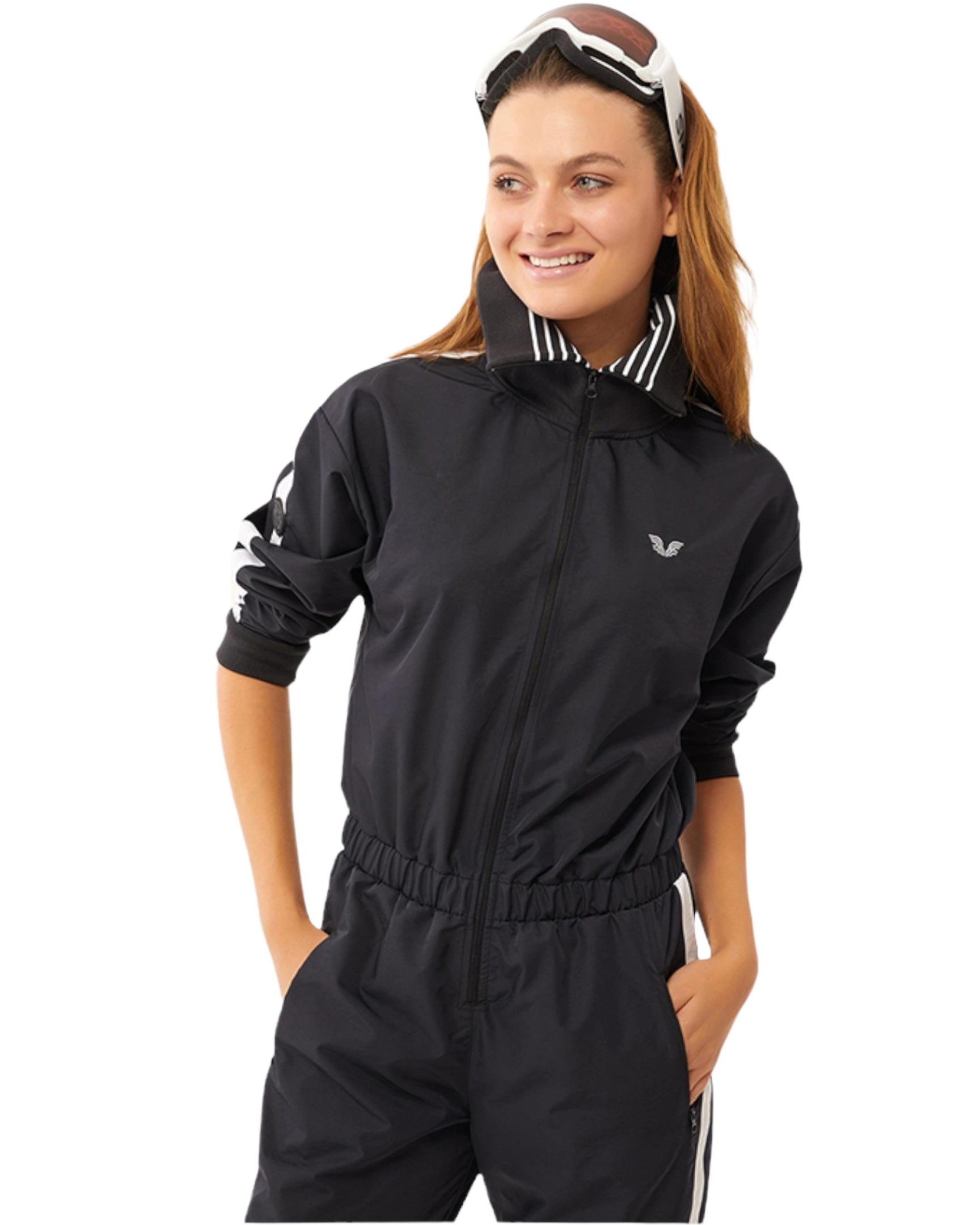 Combinaison Bilcee En Tissu Rise Parachute Femme