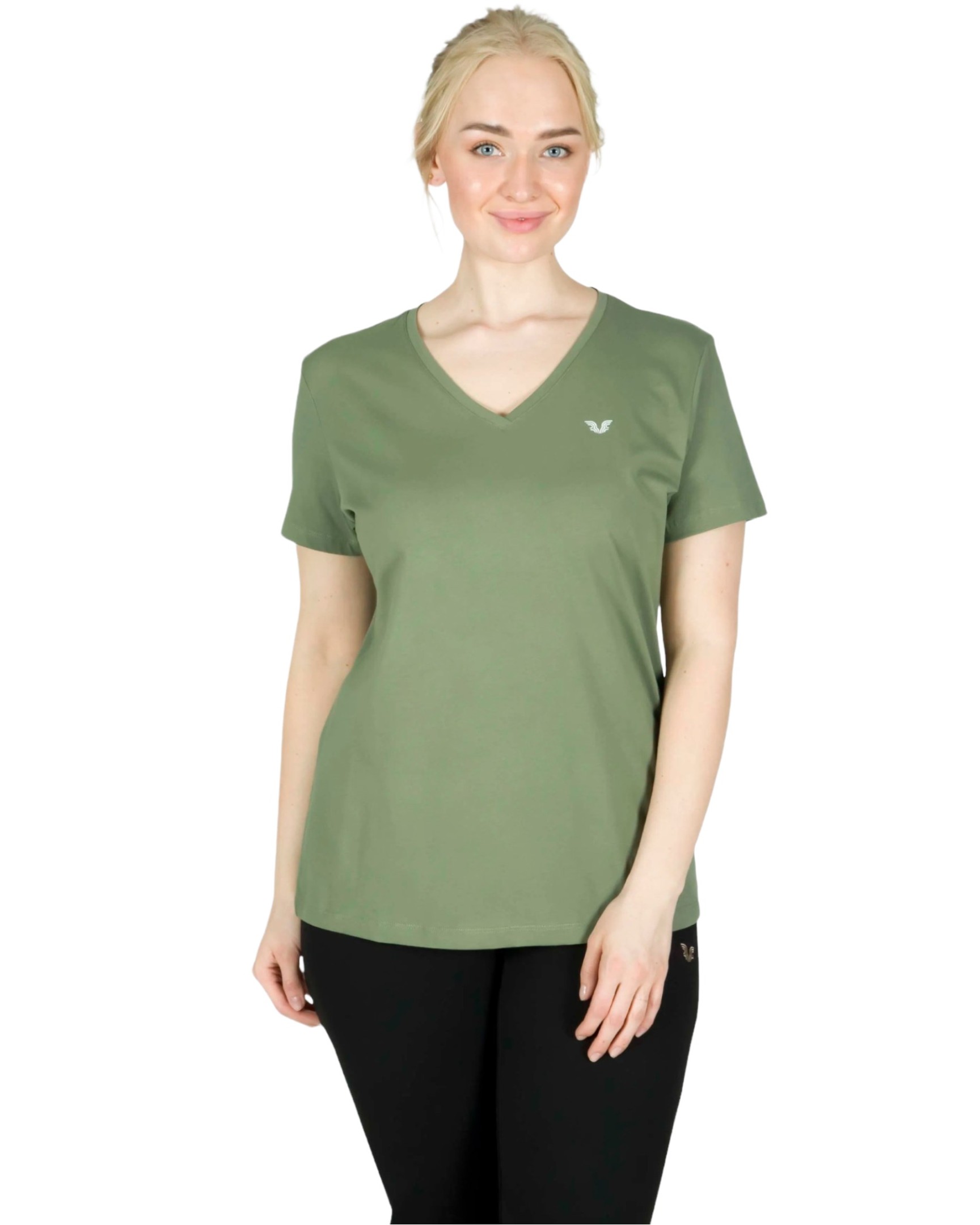 Pull Bilcee Femme Col V  Coton