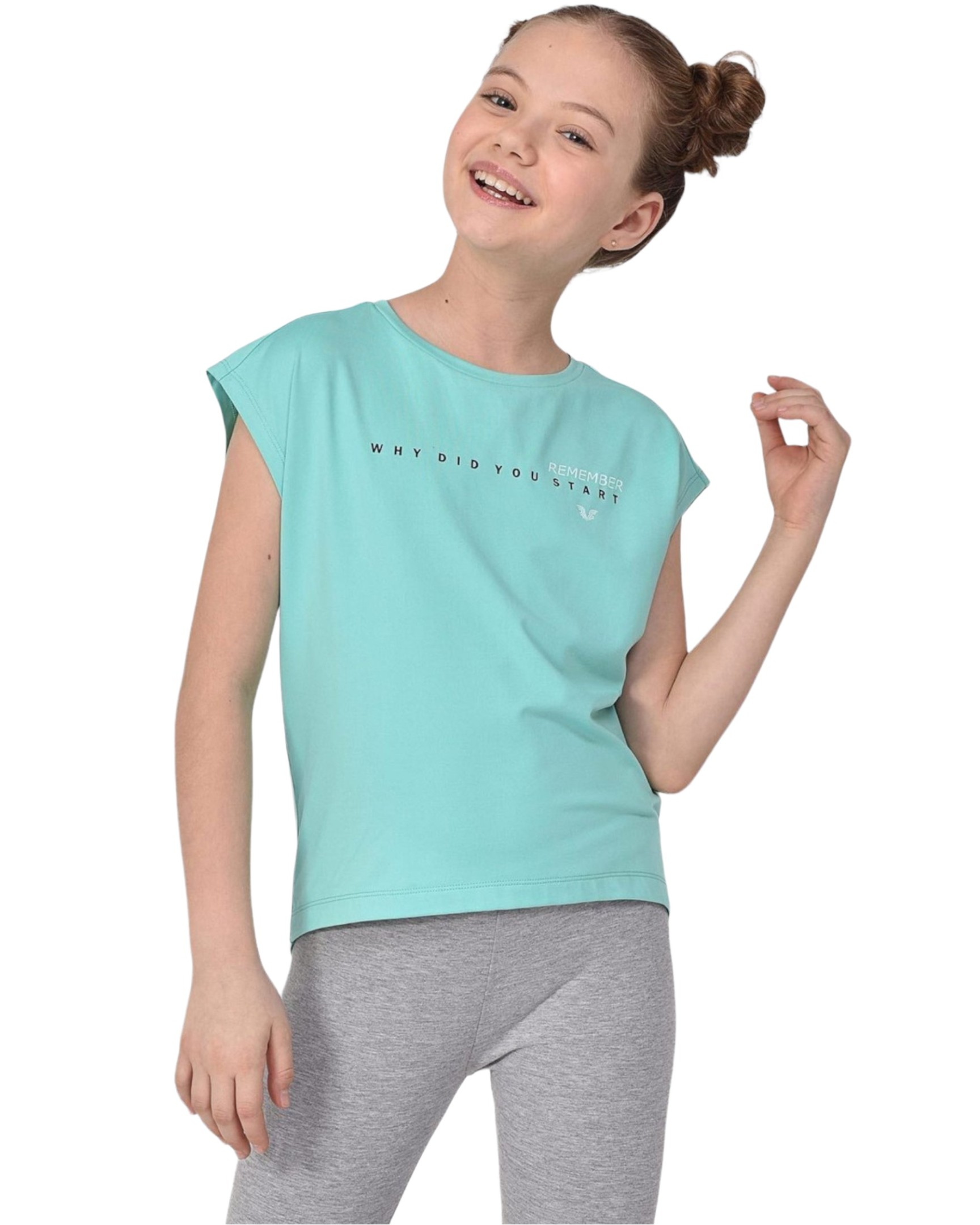 PULL  BILCEE FILLETTE  VERT DOUX