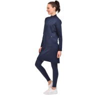 Veste Femme Bilcee Longue Bleu