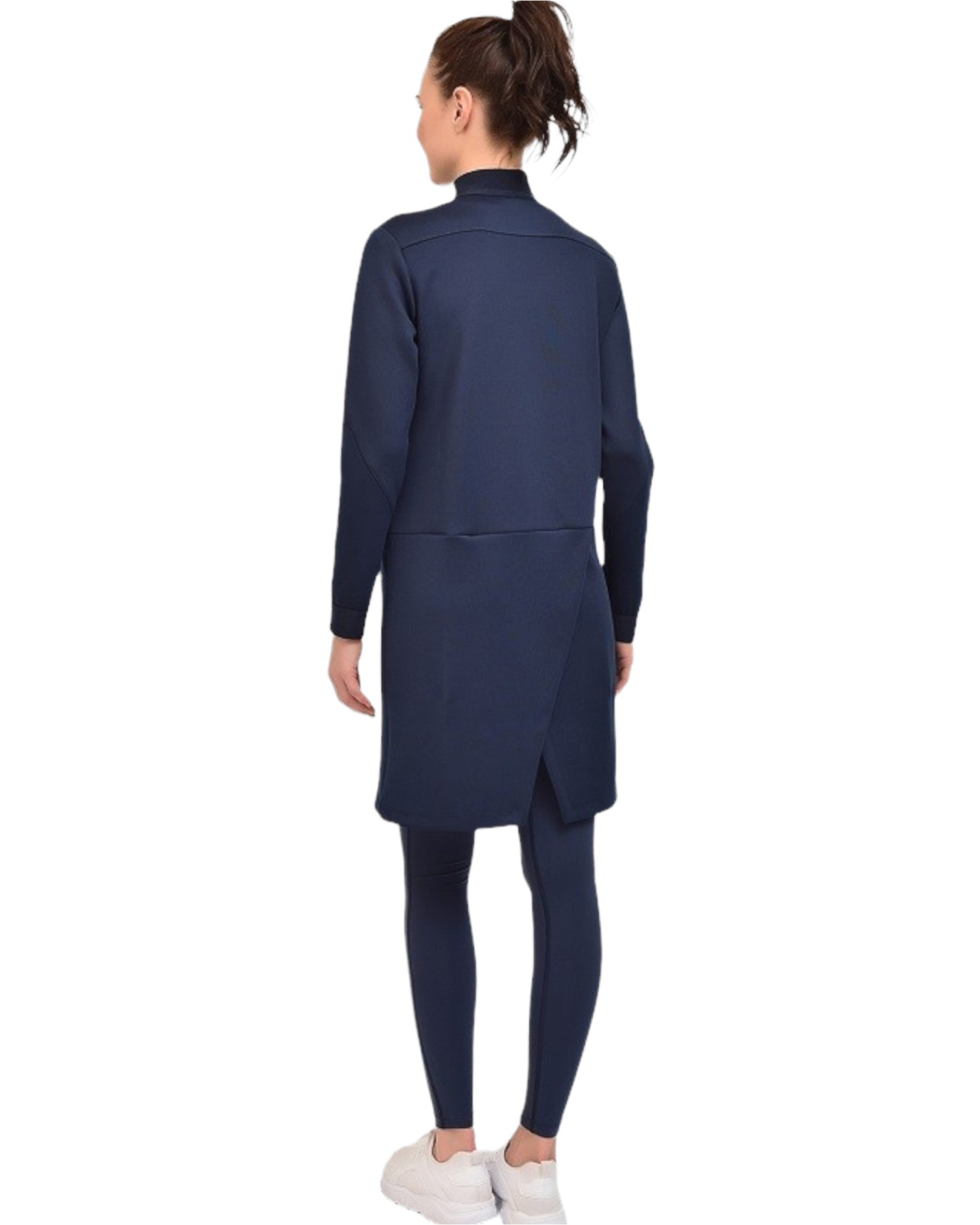Veste Femme Bilcee Longue Bleu