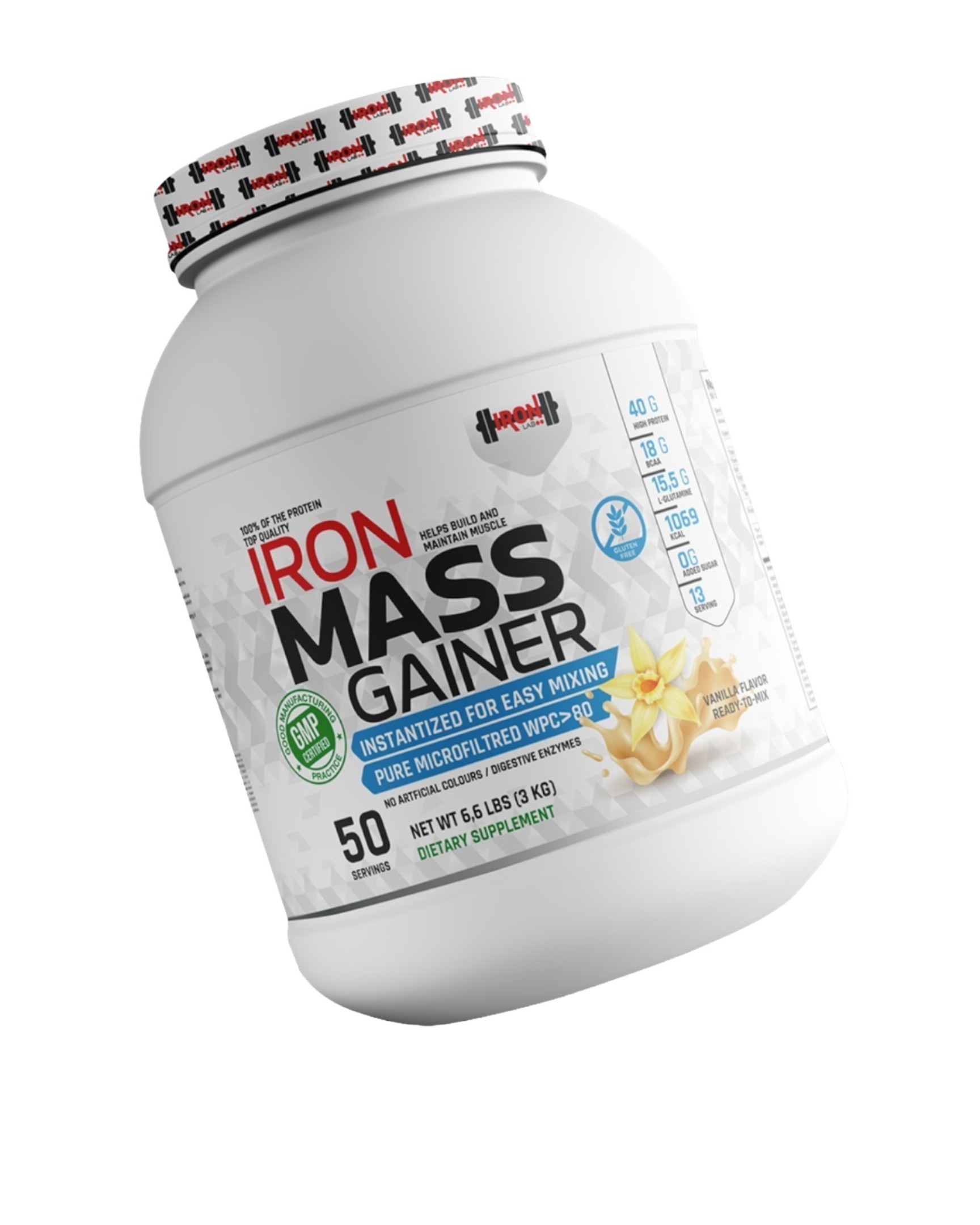 Iron Mass Gainer Vanille 3kg