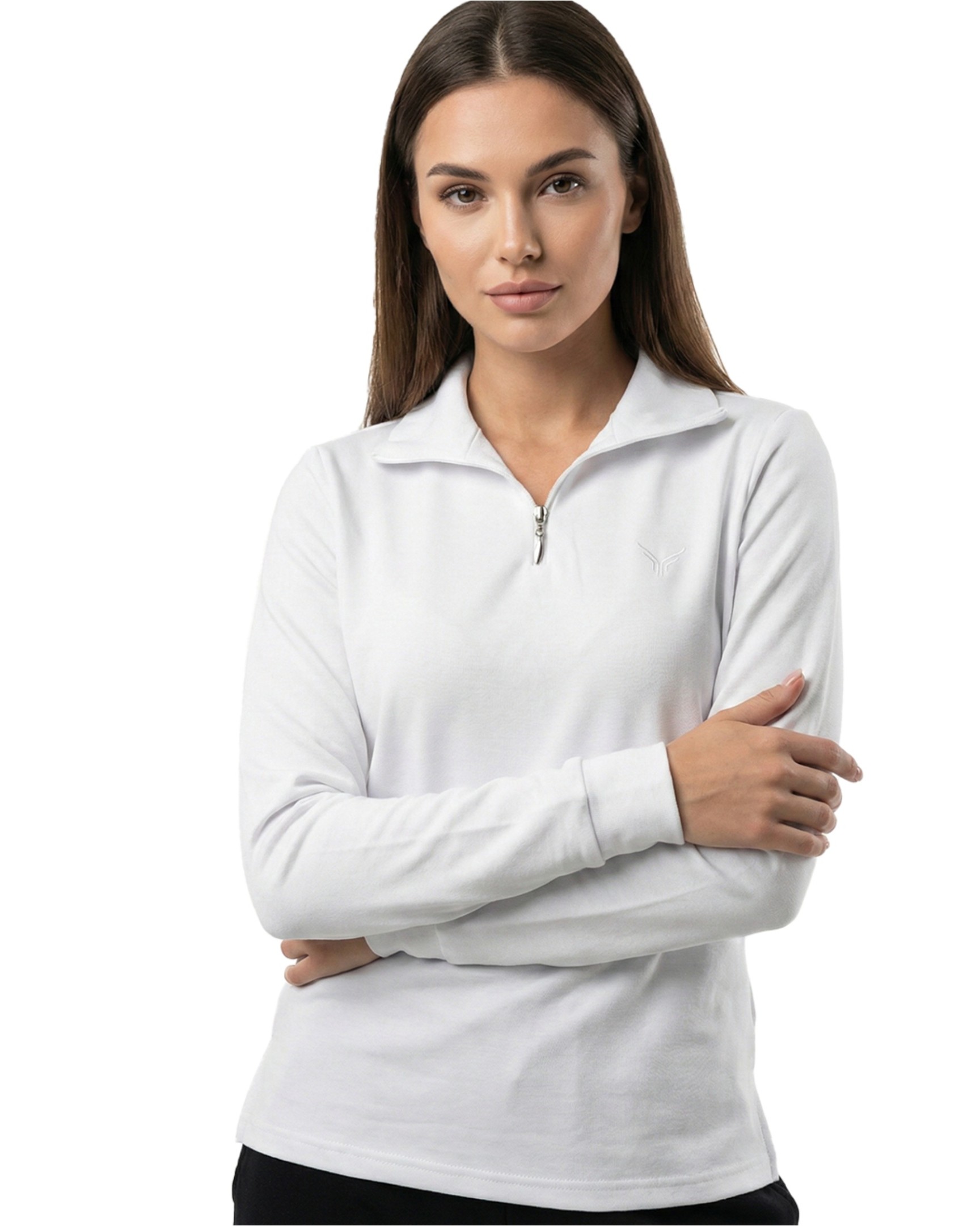 Basic  Fit Shirt With Zip Kari