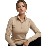 Basic  Fit Shirt With Zip Kari