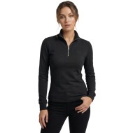 Basic  Fit Shirt With Zip Kari