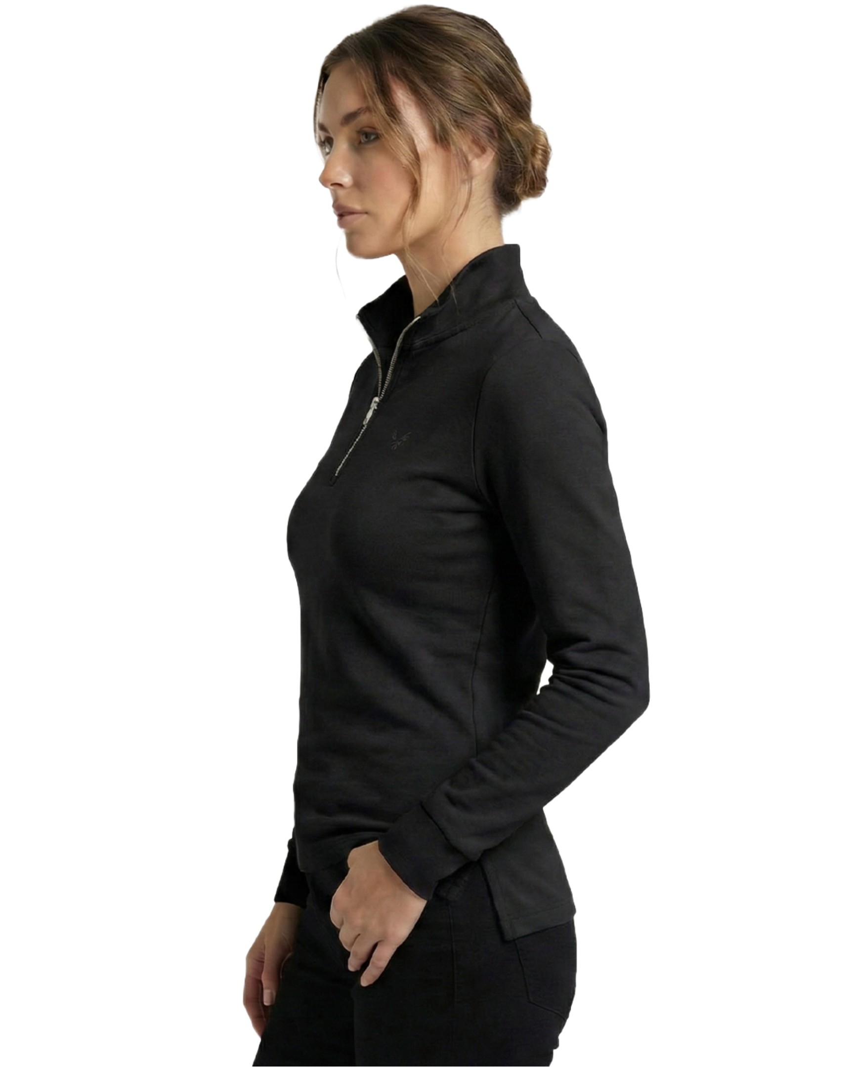 Basic  Fit Shirt With Zip Kari