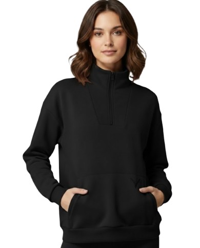 Casual Half-zip Pullover
