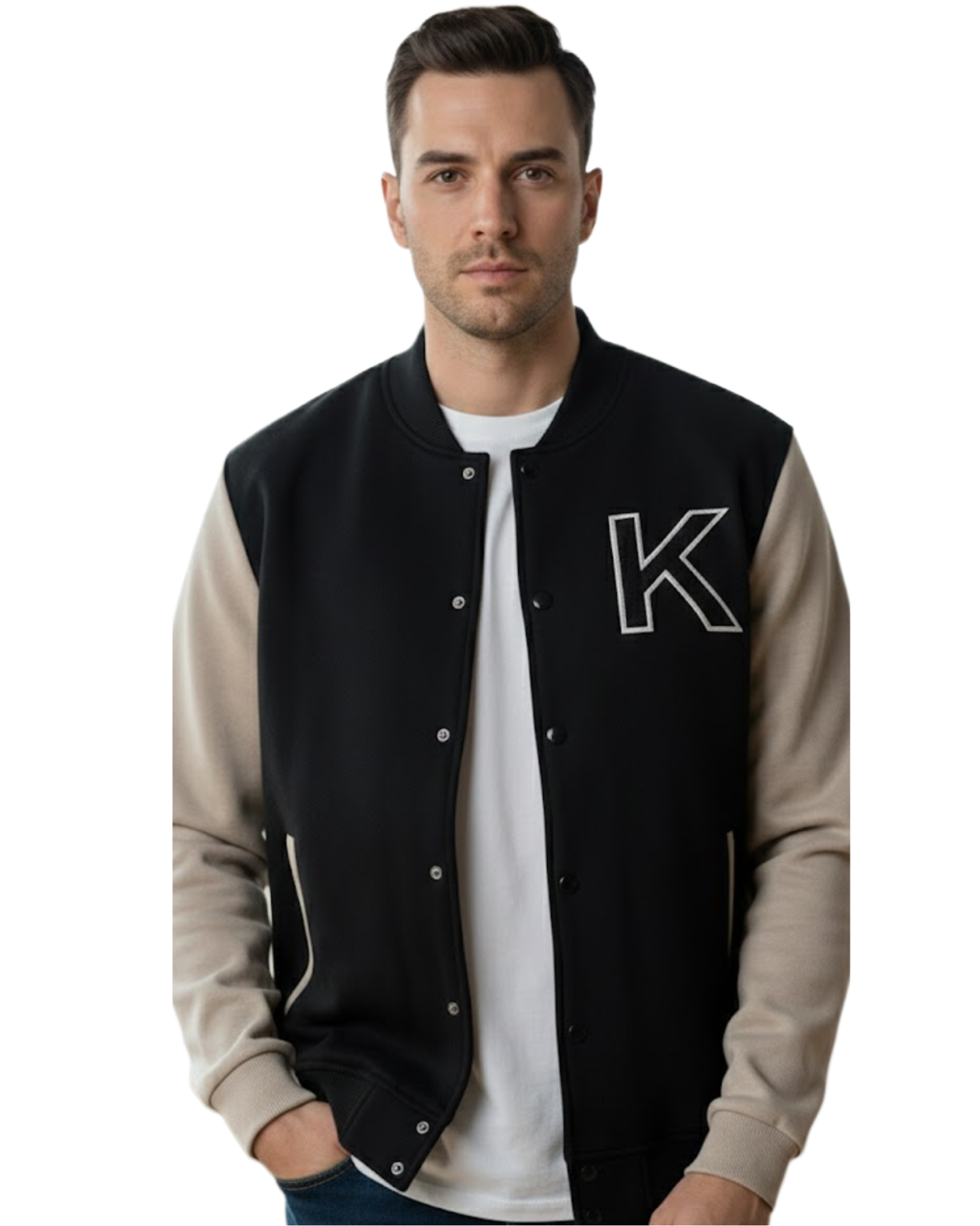Two-tone Varsity Jacket