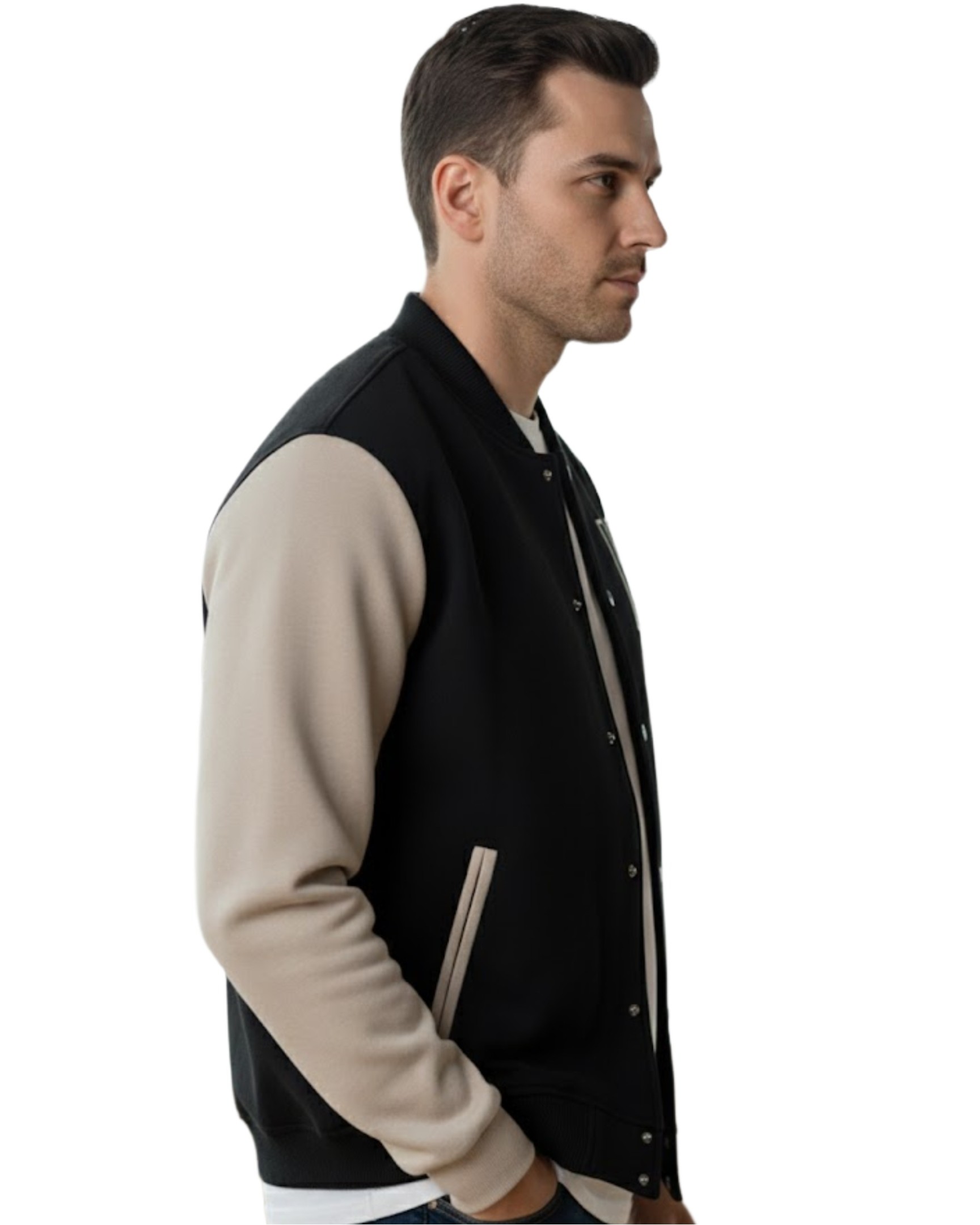 Two-tone Varsity Jacket