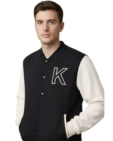 Two-tone Varsity Jacket